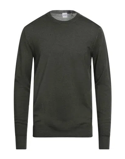 Aspesi Man Sweater Military Green Size 44 Wool
