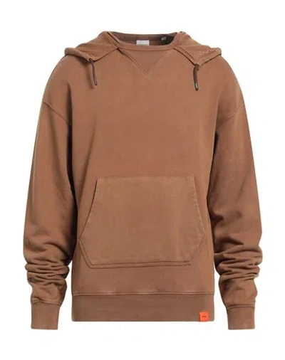 Aspesi Man Sweatshirt Brown Size L Cotton