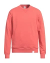 Aspesi Man Sweatshirt Coral Size Xl Cotton, Elastane In Red