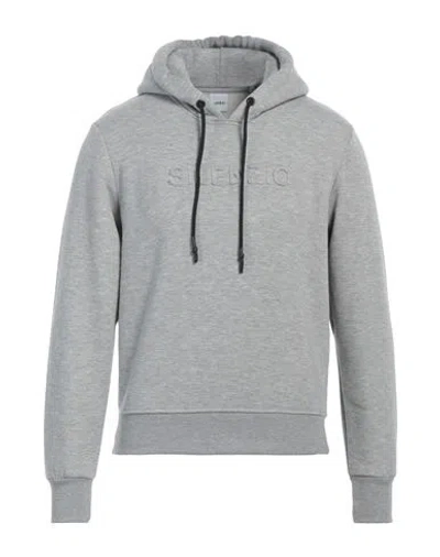 Aspesi Man Sweatshirt Light Grey Size Xl Cotton, Polyester In Gray
