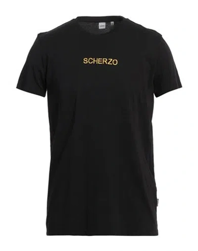 Aspesi Agitato Print Cotton Jersey T-shirt In Black