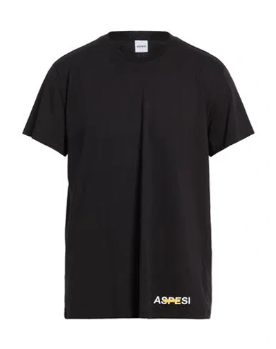 Aspesi Man T-shirt Black Size Xxl Cotton