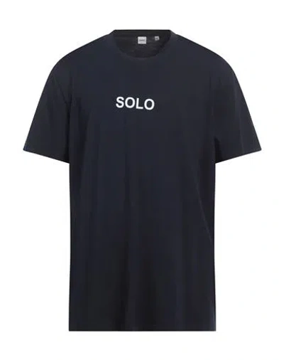 Aspesi Man T-shirt Midnight Blue Size 3xl Cotton In Blue