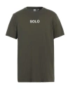 Aspesi Man T-shirt Military Green Size Xxl Cotton