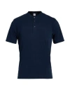 Aspesi Man T-shirt Navy Size S Cotton In Blue