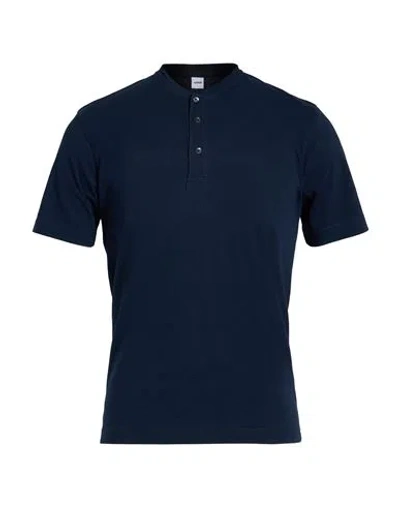Aspesi Man T-shirt Navy Size S Cotton In Blue