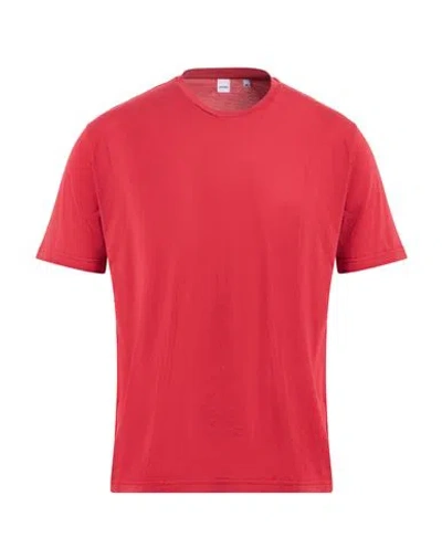 Aspesi Man T-shirt Red Size M Cotton In White