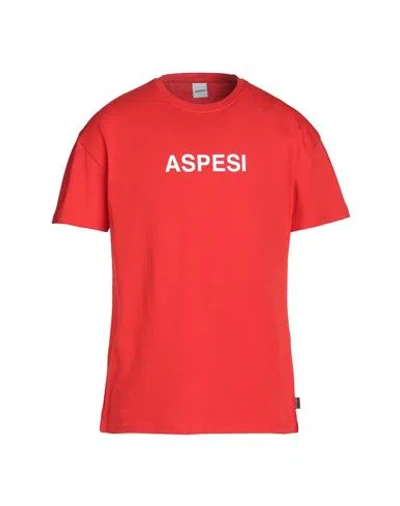 Aspesi Man T-shirt Red Size Xxl Cotton