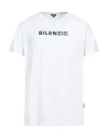 Aspesi White Cotton T-shirt With Silenzio Print In White