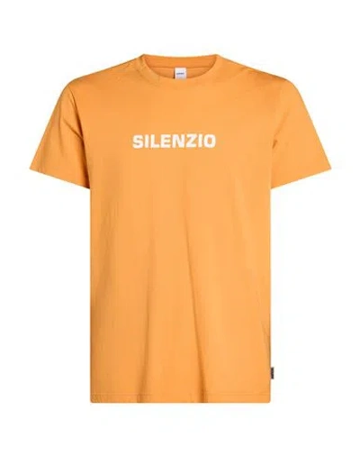 Aspesi Man T-shirt Mandarin Size M Cotton In Orange