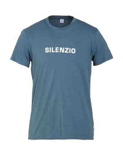Aspesi Man T-shirt Slate Blue Size M Cotton