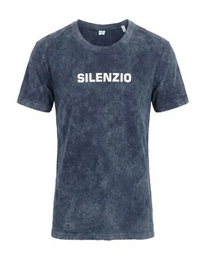 Aspesi Man T-shirt Slate Blue Size Xs Cotton In Gray
