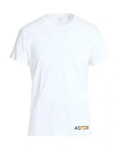 Aspesi Man T-shirt White Size Xxl Cotton