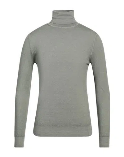 Aspesi Man Turtleneck Military Green Size 36 Wool