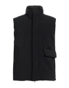 Aspesi Man Vest Black Size Xl Polyester, Polyurethane In Black