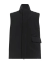 Aspesi Man Vest Black Size Xl Polyester, Polyurethane