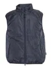 Aspesi Zip-fastening Gilet In Blue