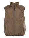 Aspesi Jil Vest With Thermore Padding In Green