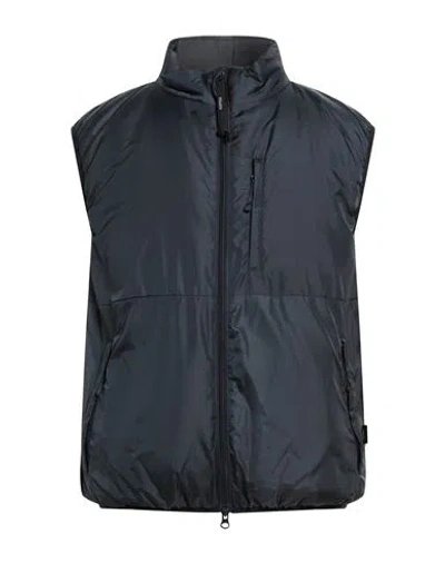 Aspesi Man Vest Midnight Blue Size Xl Polyamide