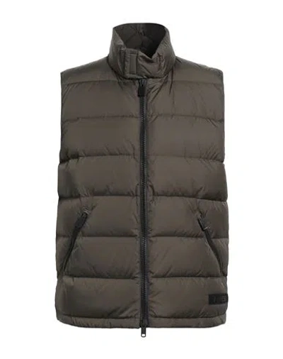 Aspesi Man Vest Military Green Size 3xl Polyamide