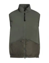 Aspesi Man Vest Military Green Size Xxl Polyamide In Green