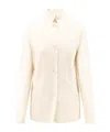 Aspesi Button-fastening High-neck Jacket In White
