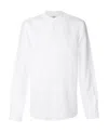 Aspesi Mandarin-collar Shirt In White