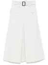 Aspesi Meari Midi Skirt In White