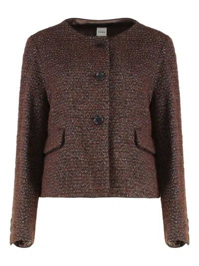 ASPESI MÉLANGE-EFFECT JACKET