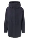Aspesi Parka Liam Coat In Black Polyester In Black