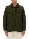 Aspesi Men's New Camp Jacket In Military Green