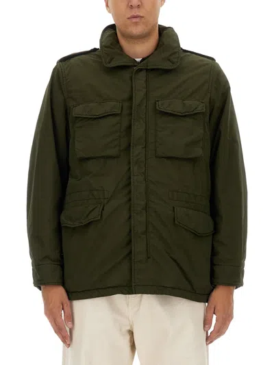 Aspesi Men's New Camp Jacket In Military Green