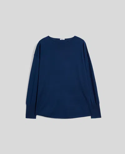 Aspesi Merino Wool Sweater In Blue