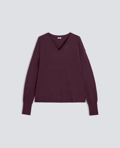 Aspesi Merino Wool V-neck Knit - Barbera In Multi