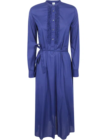 Aspesi Midi Dress In Blue