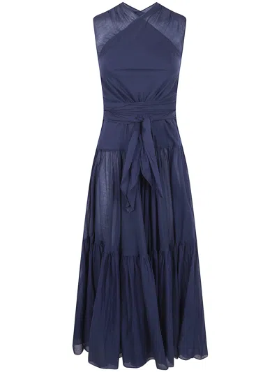 Aspesi Midi Dress In Blue