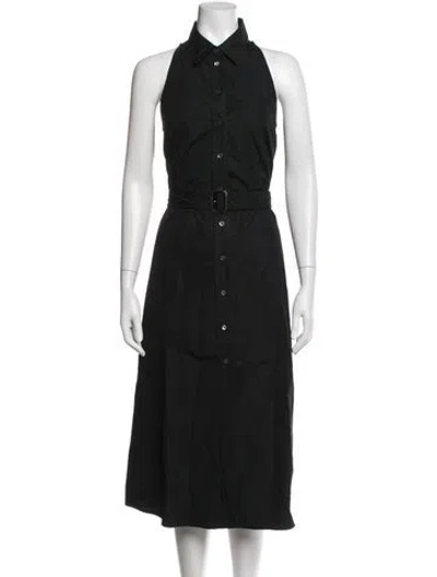 Pre-owned Aspesi Midi Length Dress In Black