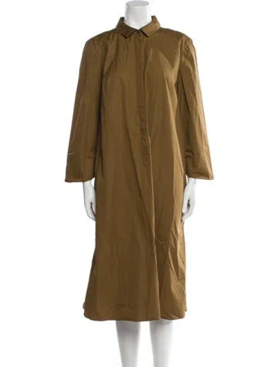 Pre-owned Aspesi Midi Length Dress In Brown