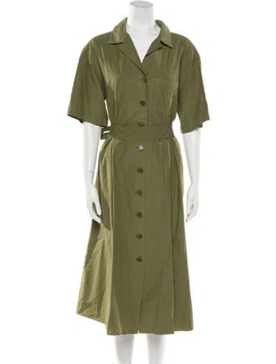 Pre-owned Aspesi Midi Length Dress W/ Tags In Green