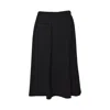 Aspesi Midi Pencil Skirt In Triacetate Cady Crepe In Black