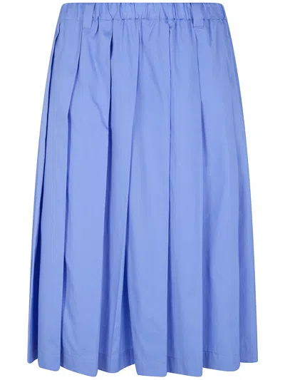 Aspesi Midi Skirt In Blue