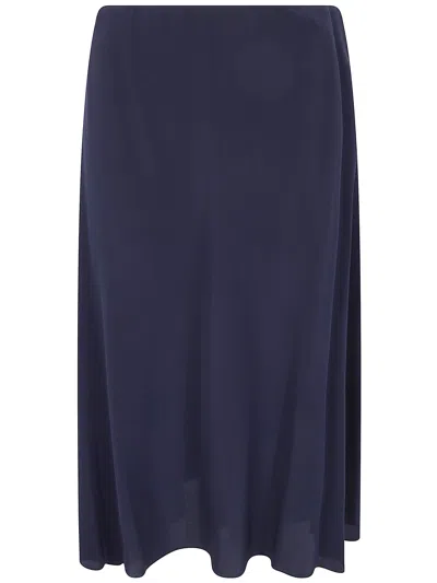 Aspesi Midi Skirt In Blue