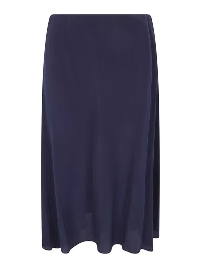 Aspesi Midi Skirt In Blue