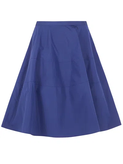 Aspesi Midi Skirt In Blue