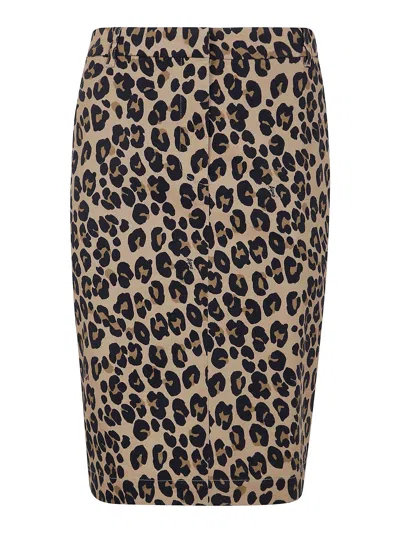 Aspesi Midi Skirt In Brown