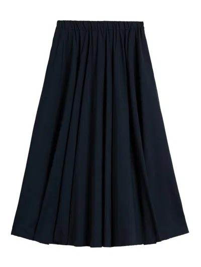 Aspesi Midi Skirt In Navy Blue