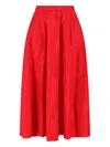 Aspesi A Mid-length Half-length Skirt In Red