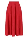Aspesi A Mid-length Half-length Skirt In Red