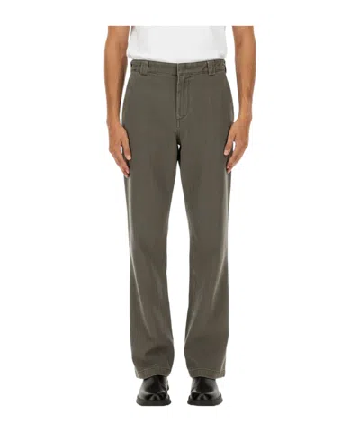 Aspesi Mid-rise Straight-leg Trousers In Multi
