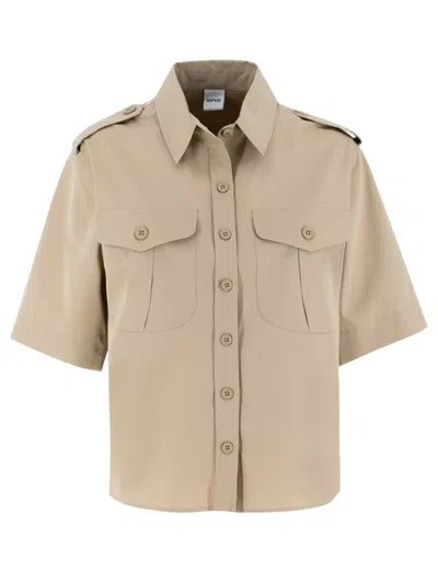 Aspesi Cotton Popeline Saharan Shirt